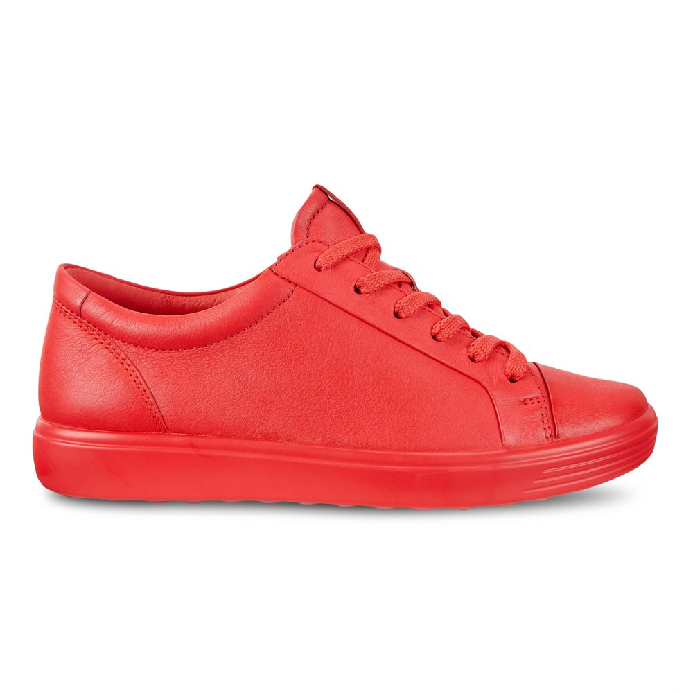 Tenis Mujer - ECCO Soft 7 - Rojos - XOT513647